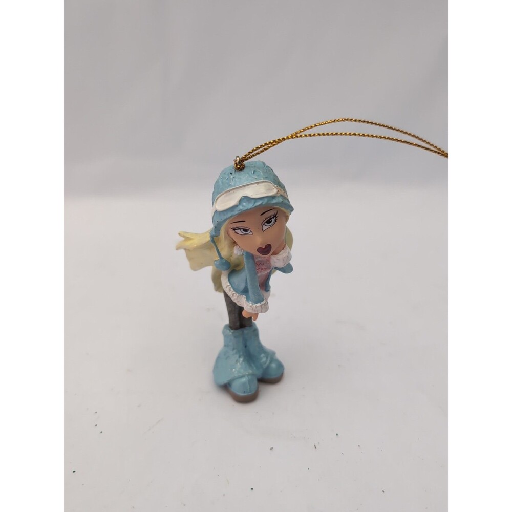 Bratz Cloe Holiday Ornament Girls Christmas Y2K Bratz Doll Blonde Blue Hat